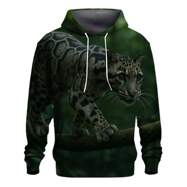 Understory Lantern Clouded Leopard pullover hoodies