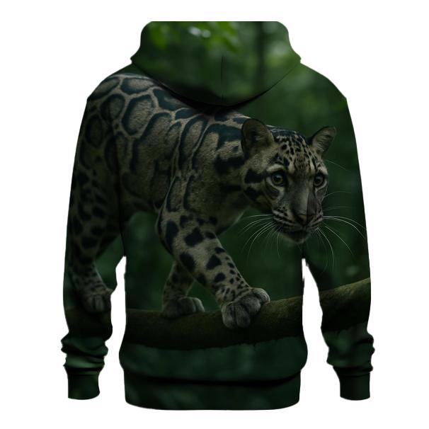 Understory Lantern Clouded Leopard pullover hoodies