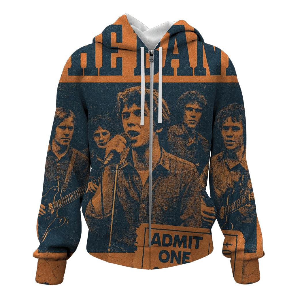 Distressed Concert Poster premium hoodies