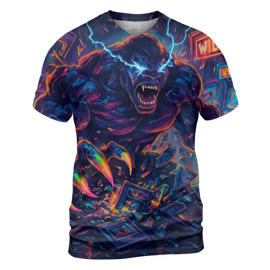 Thunderclaw Arcade Beast custom all-over print shirts