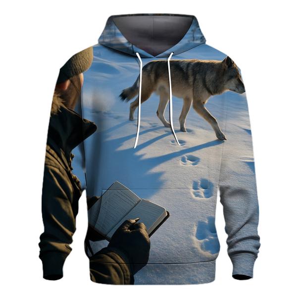 Winter Tracking Study custom hoodies