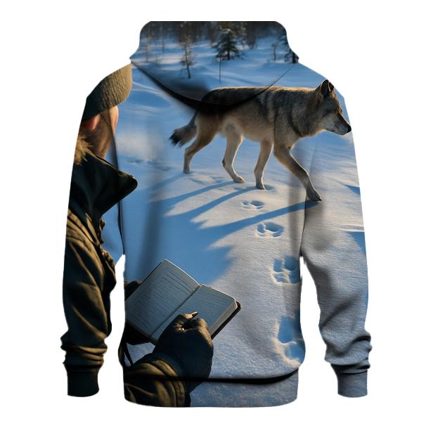 Winter Tracking Study custom hoodies