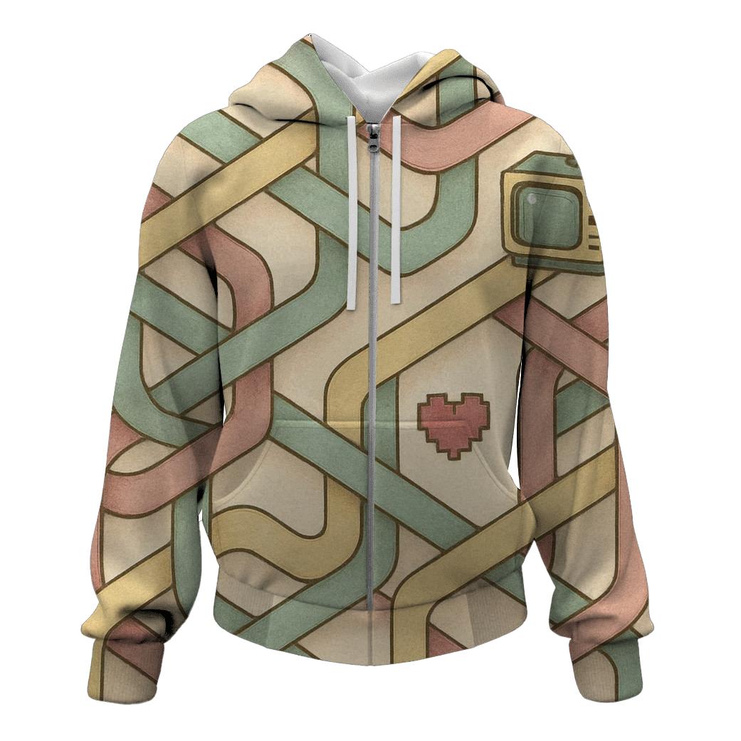Cassette Ribbon Labyrinth hoodie trends