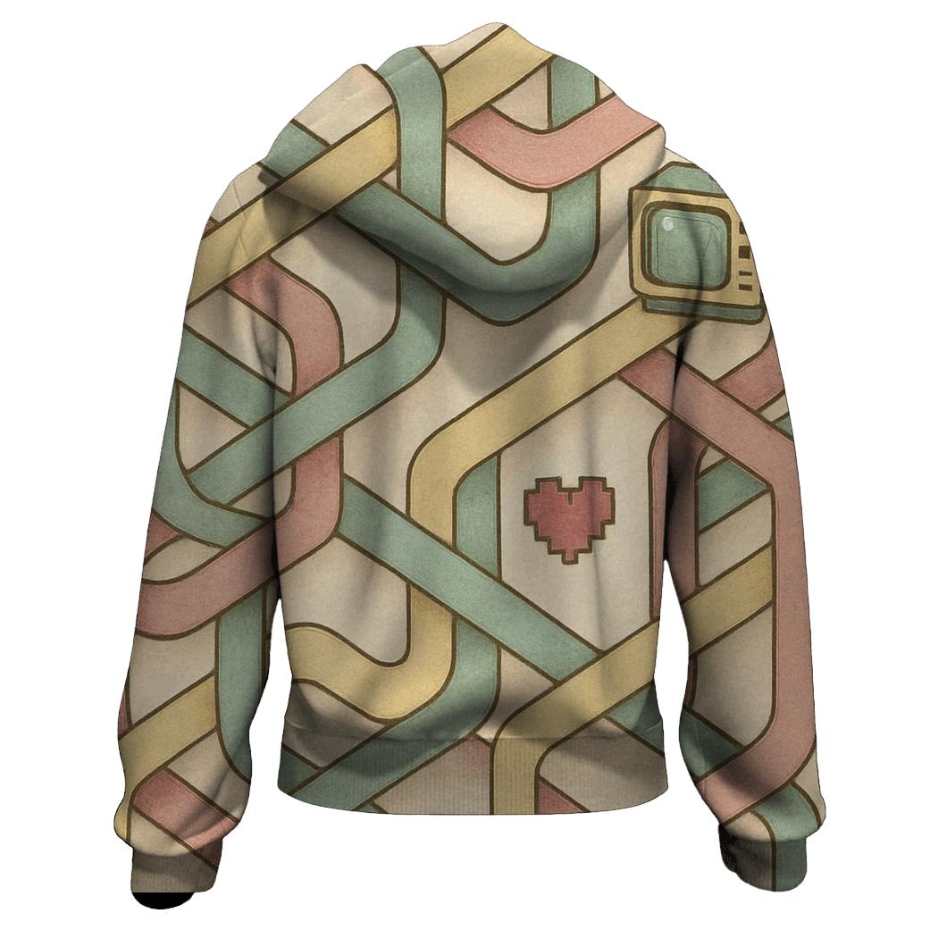 Cassette Ribbon Labyrinth hoodie trends