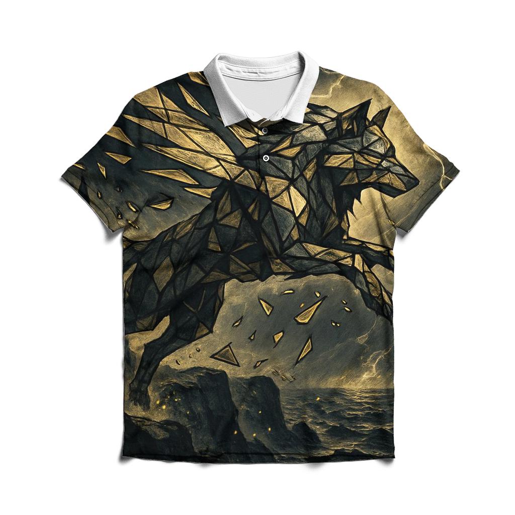 Glass Fenrir personalized polo shirts
