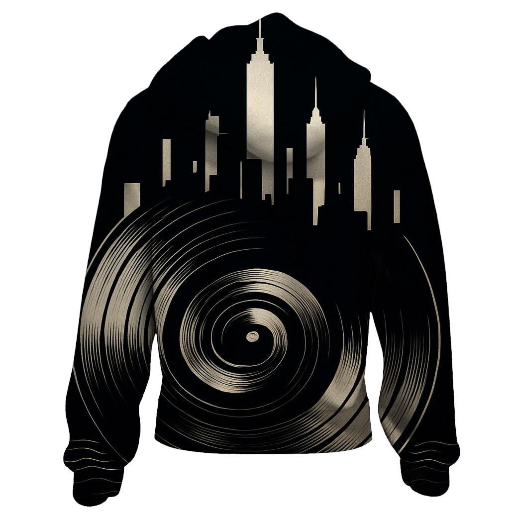 Vinyl Spiral Skyline hoodie trends