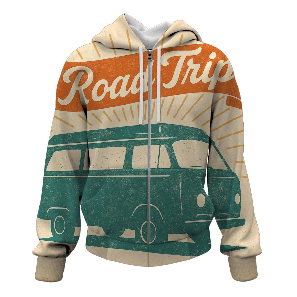 Vintage Camper Roadtrip hoodie trends