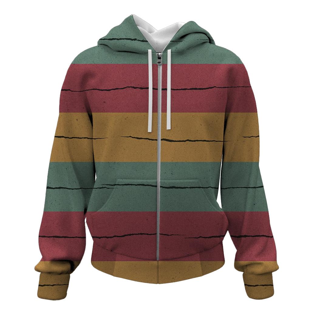VHS Static Stripes hoodie trends