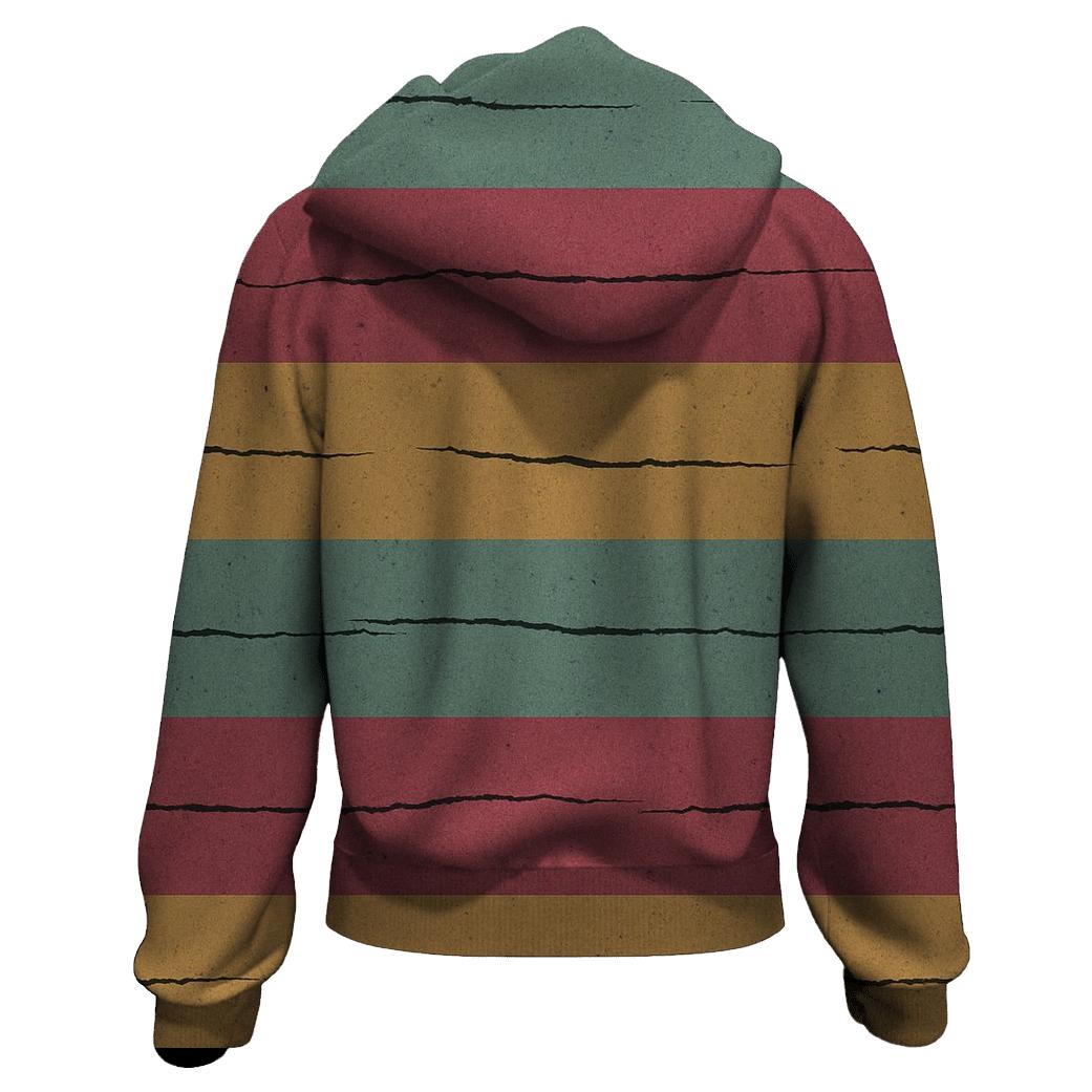 VHS Static Stripes hoodie trends