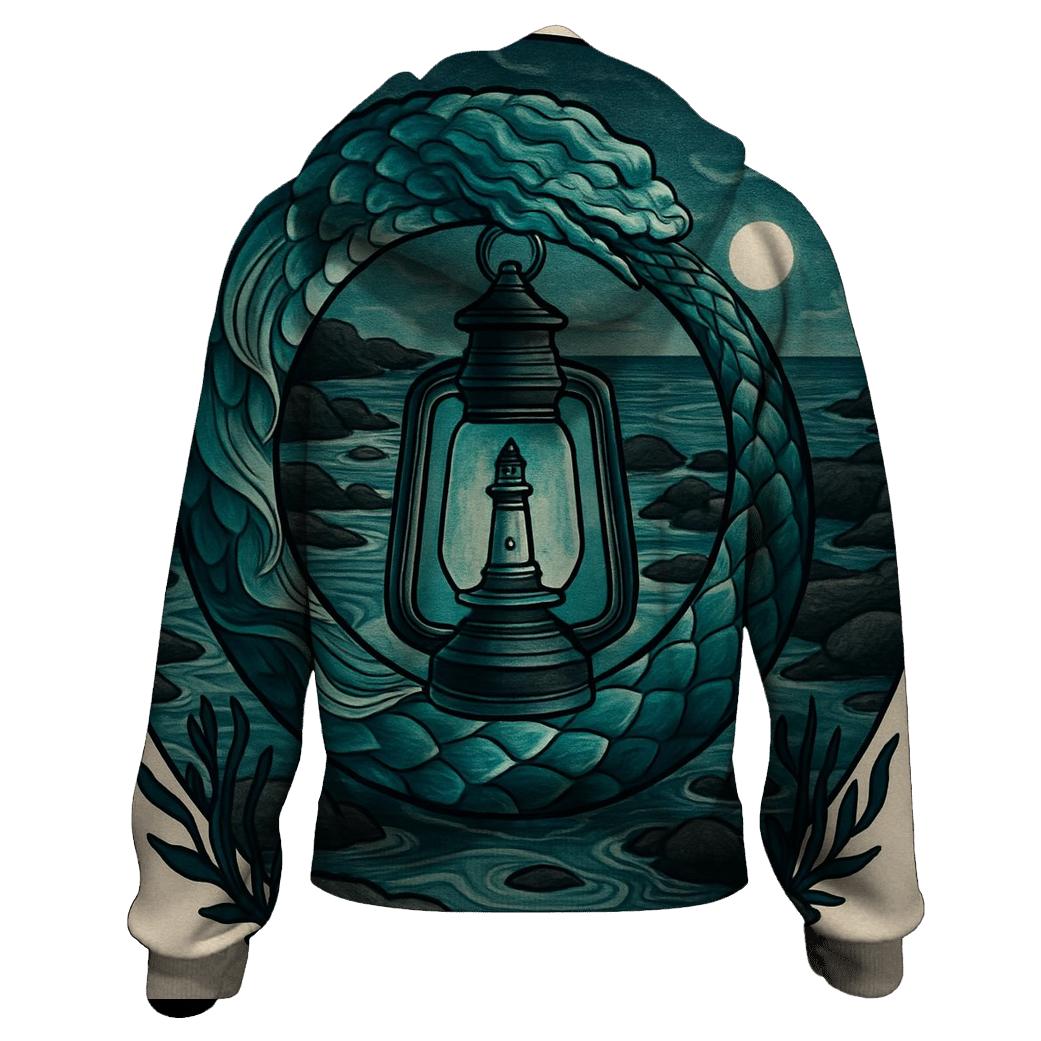 Tide Weaver Ouroboros printed hoodies