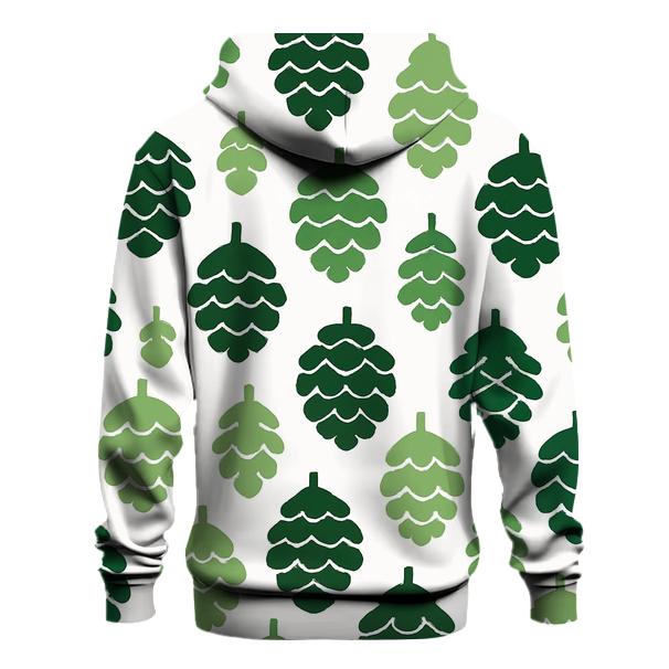 Pinecone Cascade embroidered hoodies