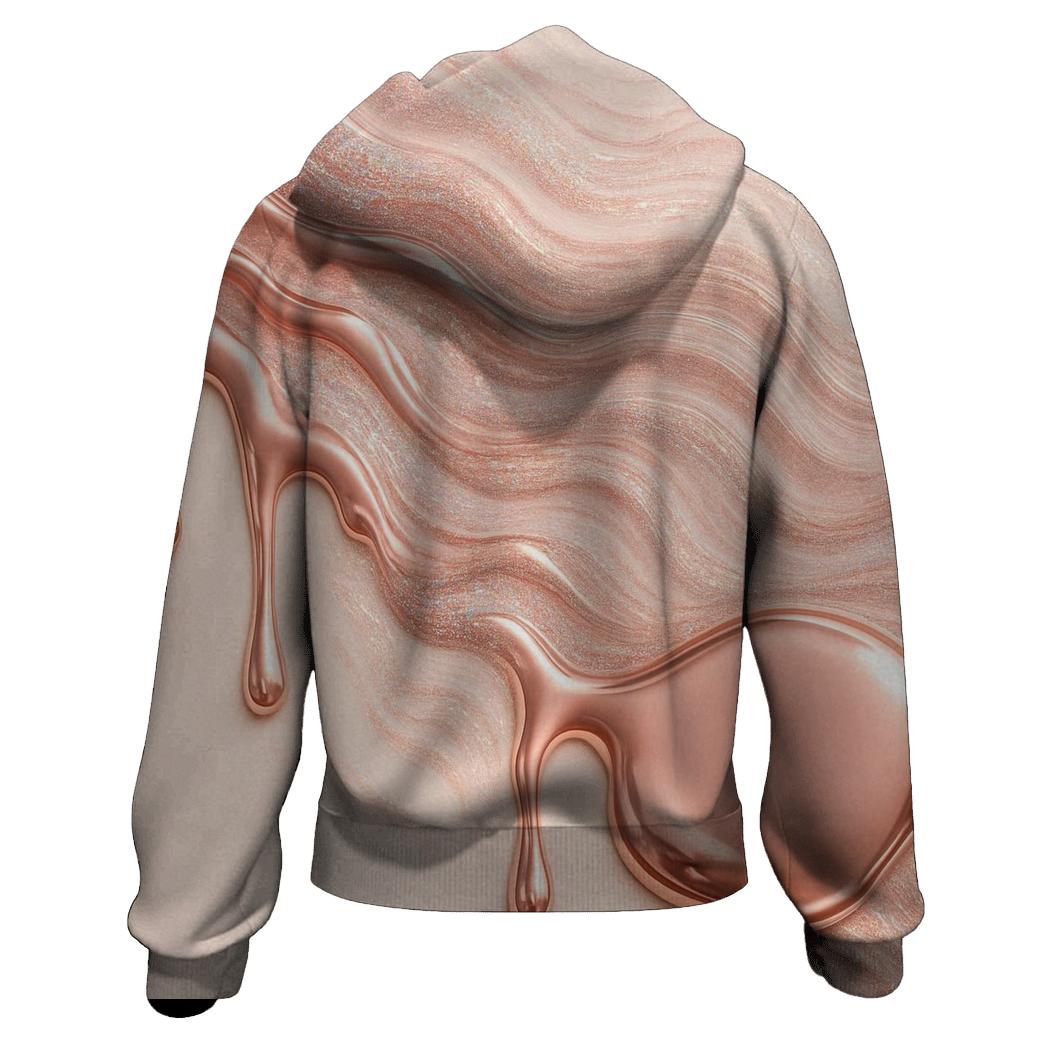 Rose Gold Tide graphic hoodies