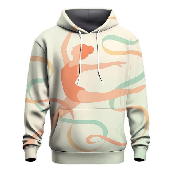 Gymnastics Ribbon Flow lightweight hoodies