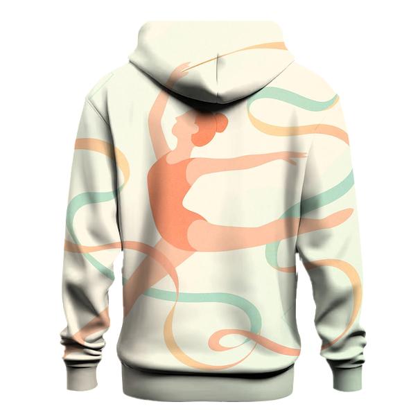 Gymnastics Ribbon Flow lightweight hoodies