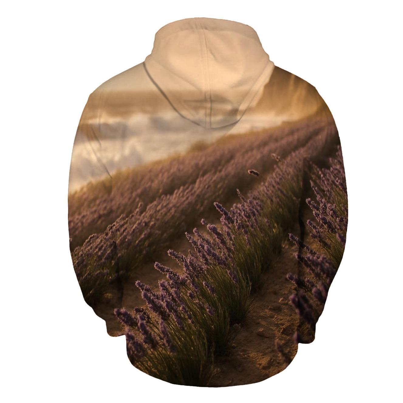 Coastal Seaside Lavender Windcape designer hoodies