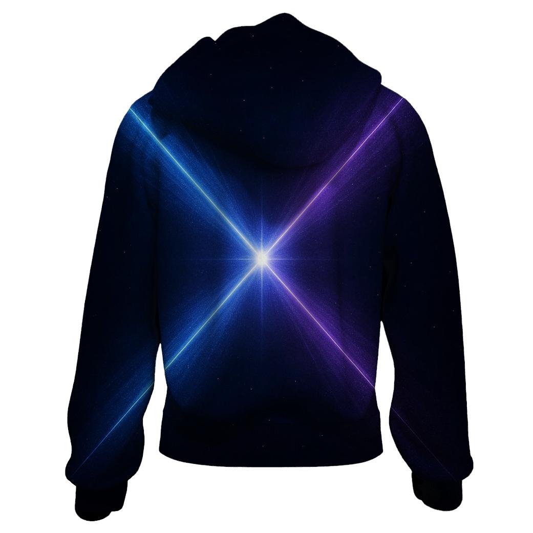 Pulsar Beam Cross zip-up hoodies