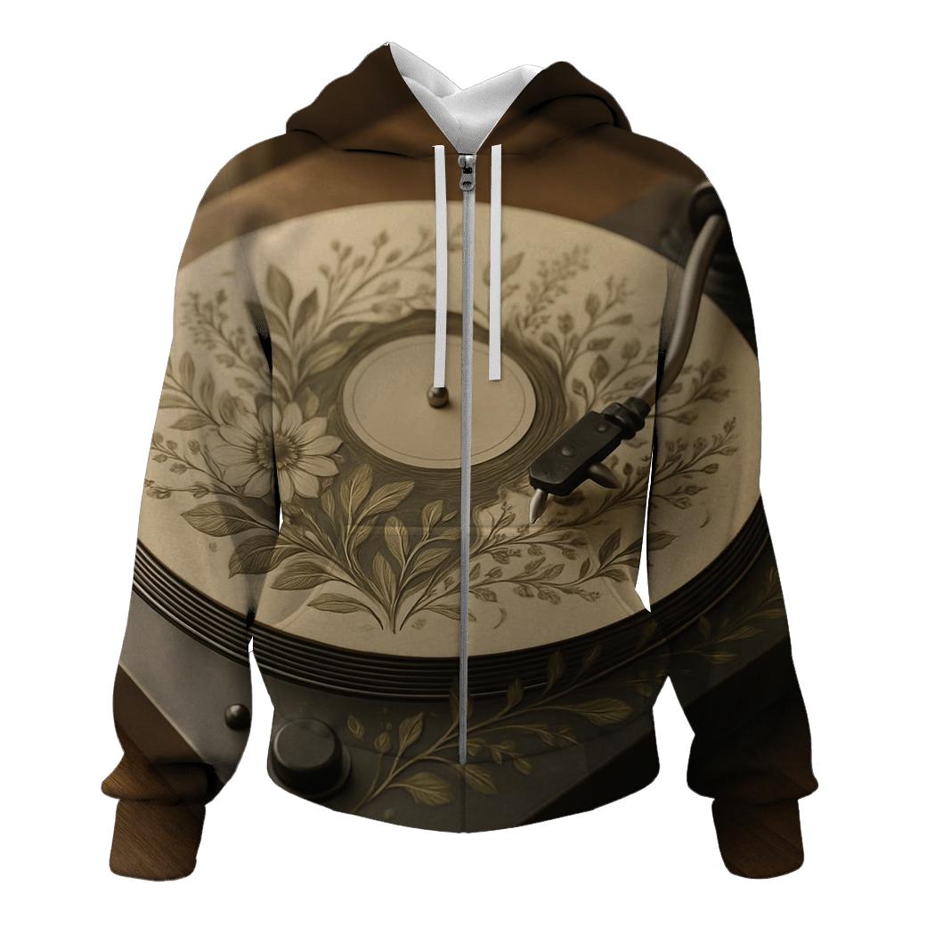Turntable Botanical designer hoodies