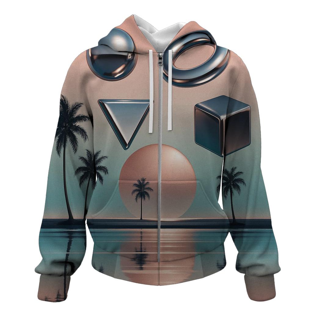 Chrome Mirage Sunset hoodies fashion