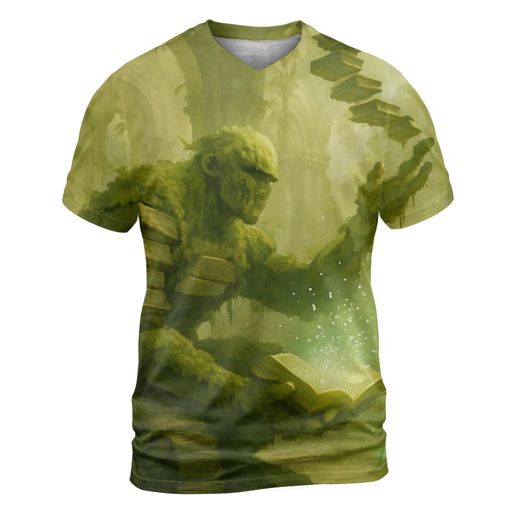 Mossbound Library Golem personalized full print shirts