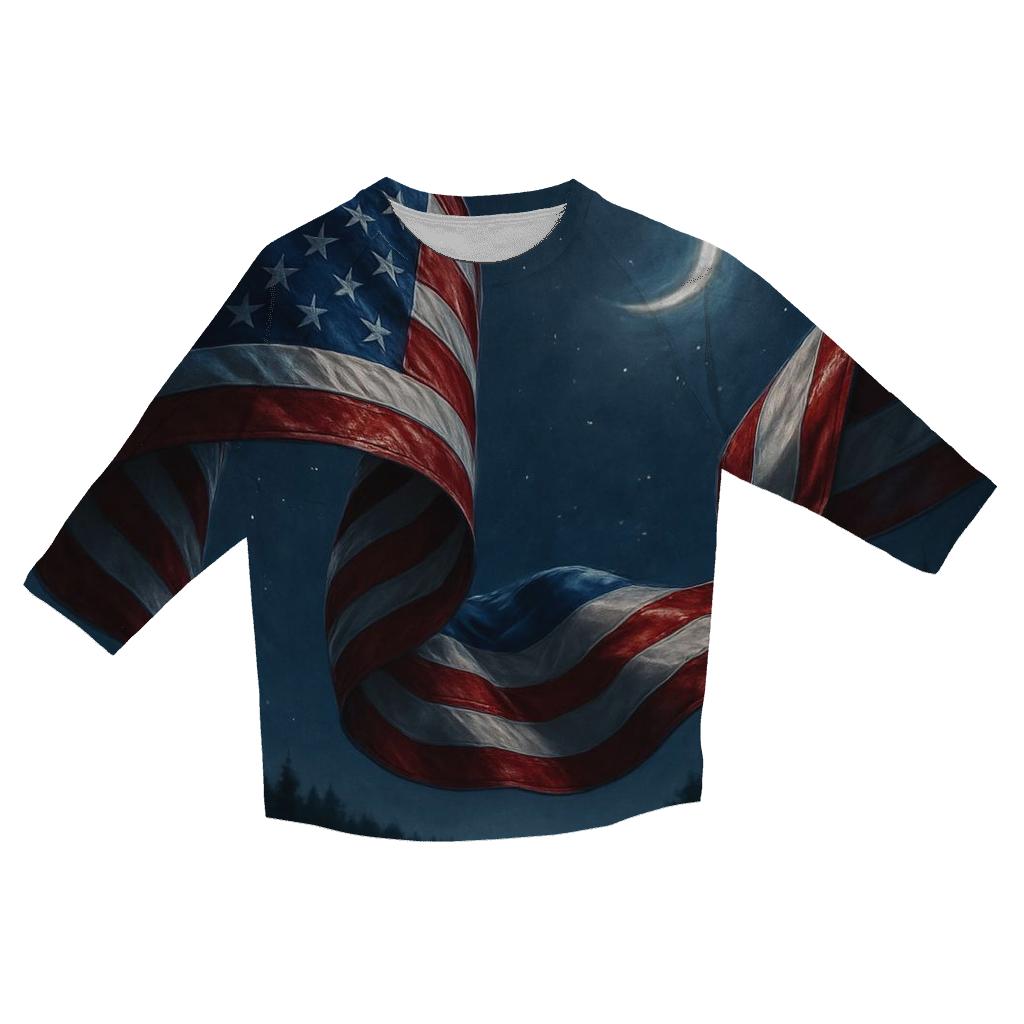 Starlit Silk Banner custom 3/4 sleeve shirts