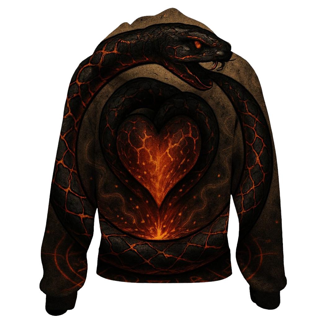 Emberheart Ouroboros Sigil hoodie designs