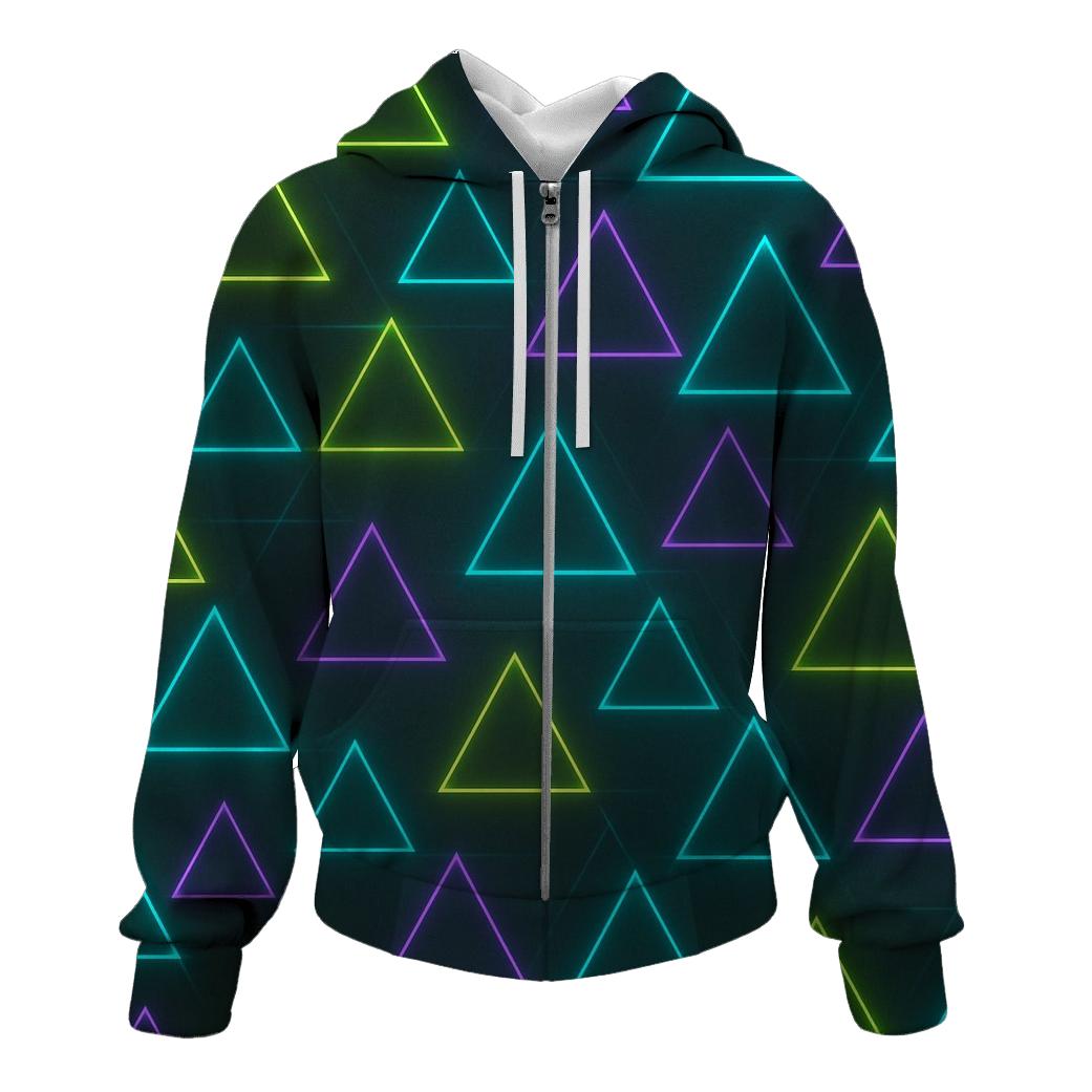 Laser Triangle Rhythm hoodies fashion