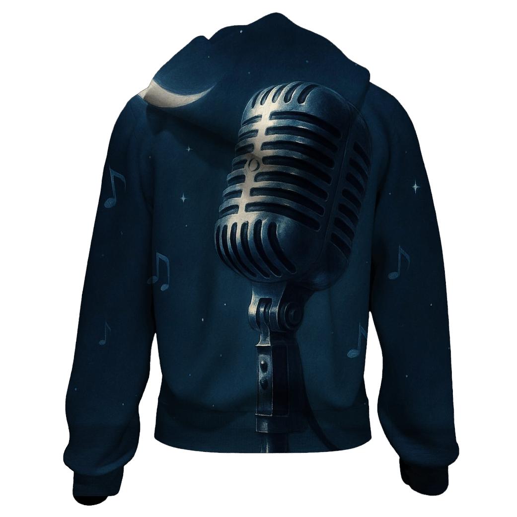 Microphone Moonlight hoodie designs