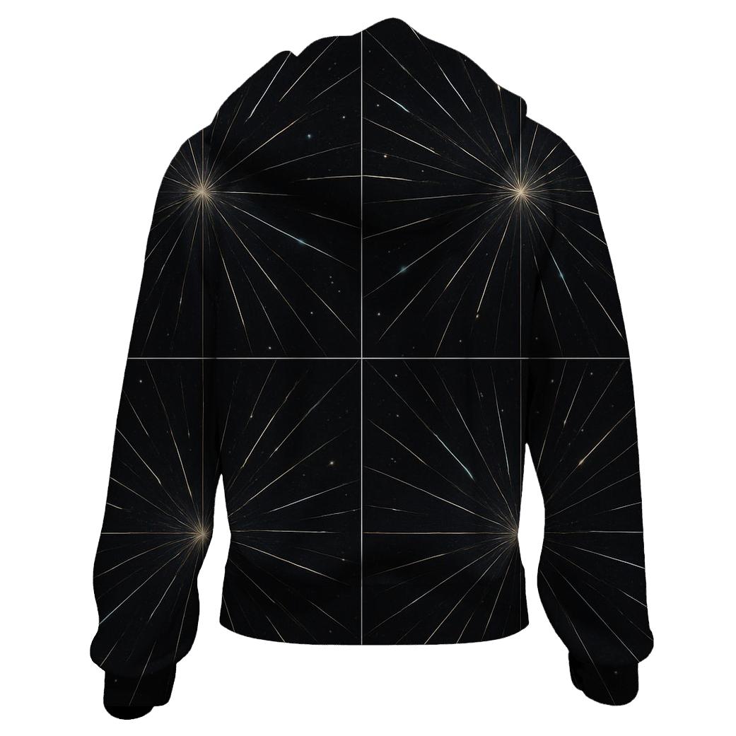 Meteor Trail Radiant Grid hoodie designs