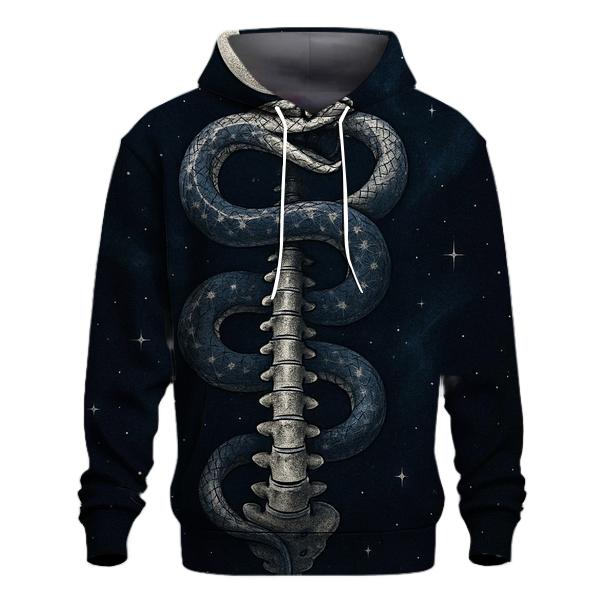 Celestial Spine Ouroboros pullover hoodies