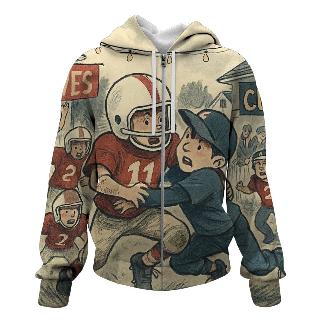 Suburban Backyard Battle custom hoodies