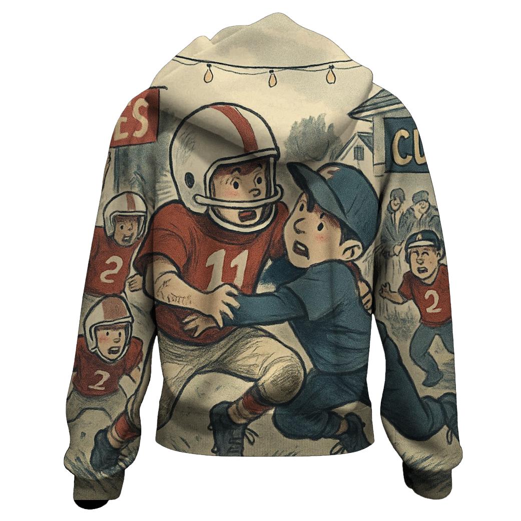 Suburban Backyard Battle custom hoodies