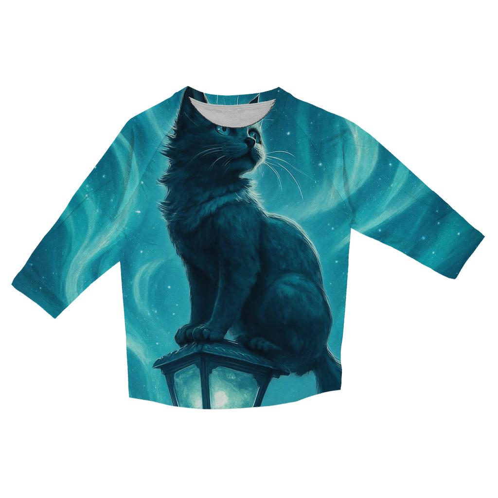Aurora Alley Cat cotton quarter sleeve shirts