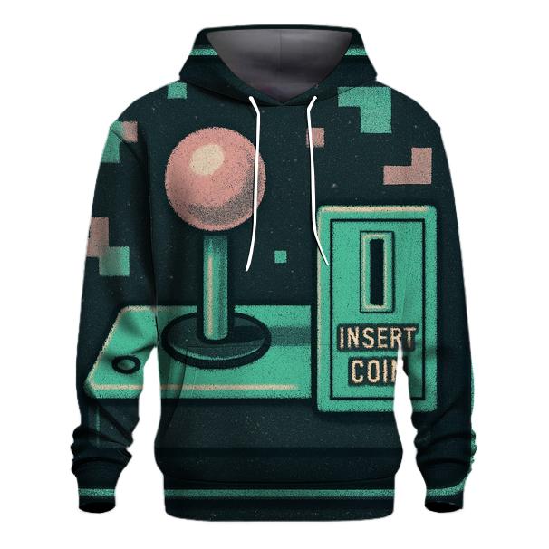 Classic Arcade Pixel Scene custom hoodies
