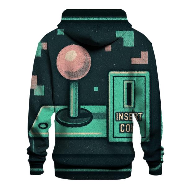 Classic Arcade Pixel Scene custom hoodies