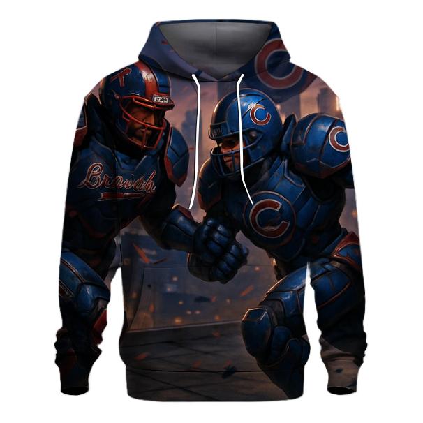 Skyline Showdown At Twilight designer hoodies