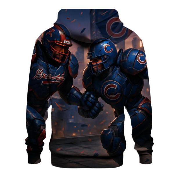 Skyline Showdown At Twilight designer hoodies