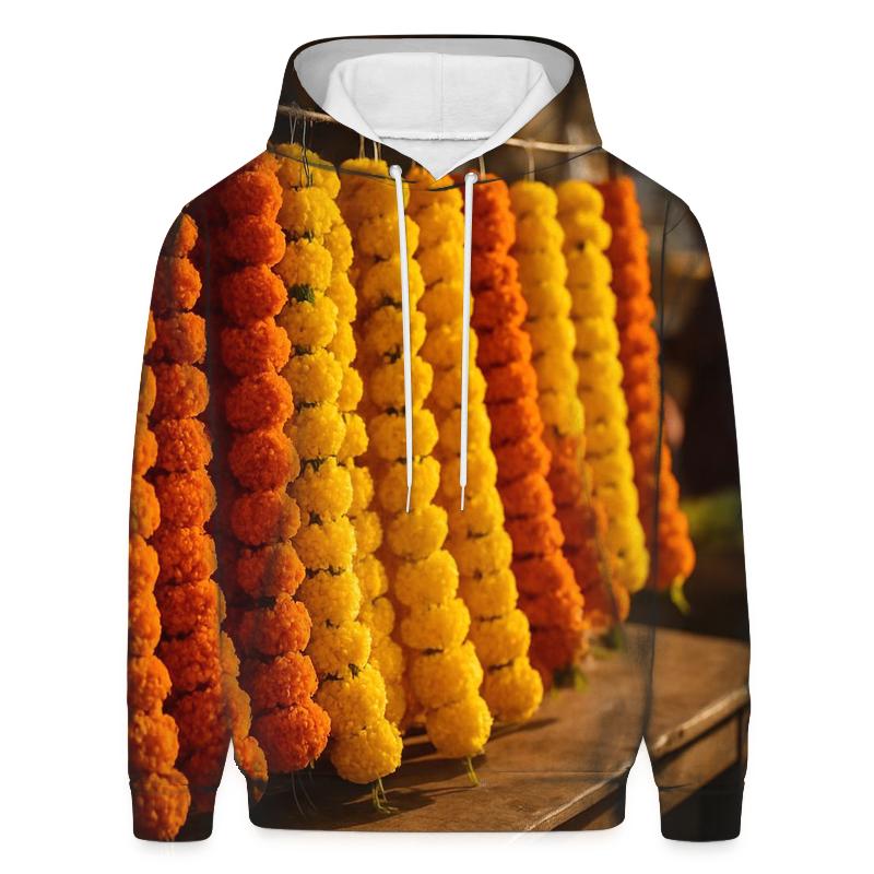 Marketplace Marigold Garland Production printed hoodies