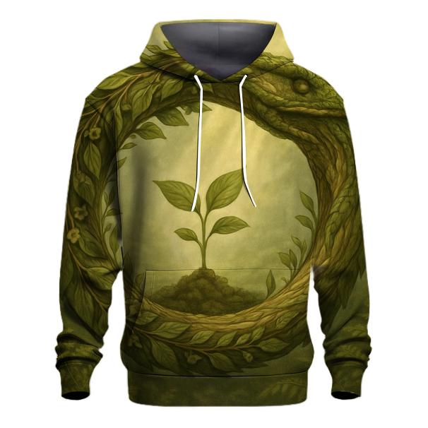Verdant Cycle Ouroboros hoodie styles