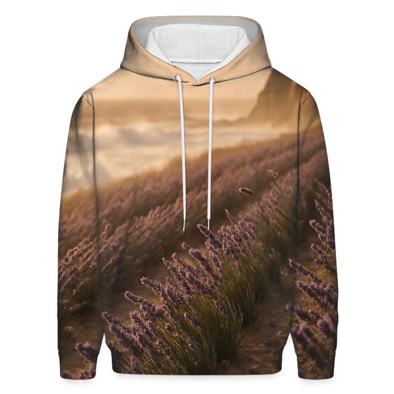 Coastal Seaside Lavender Windcape hoodies fashion