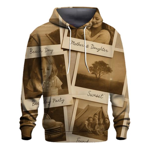 Polaroid Film Collage pullover hoodies