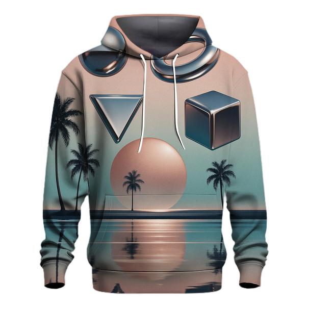 Chrome Mirage Sunset hoodie designs