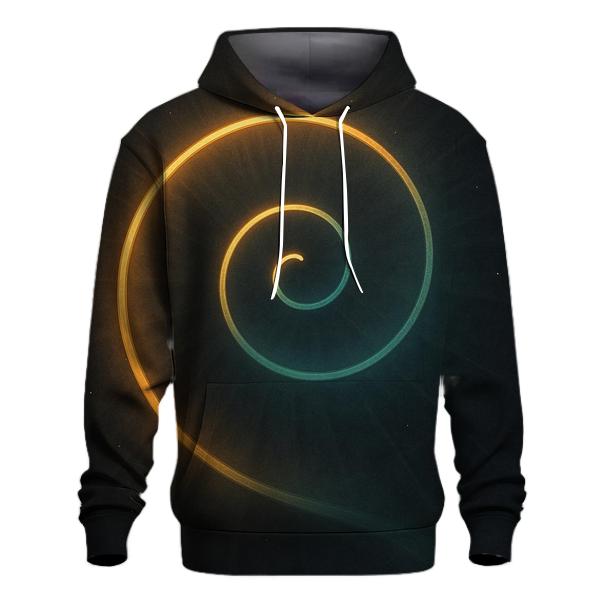 Radiant Spiral Path pullover hoodies