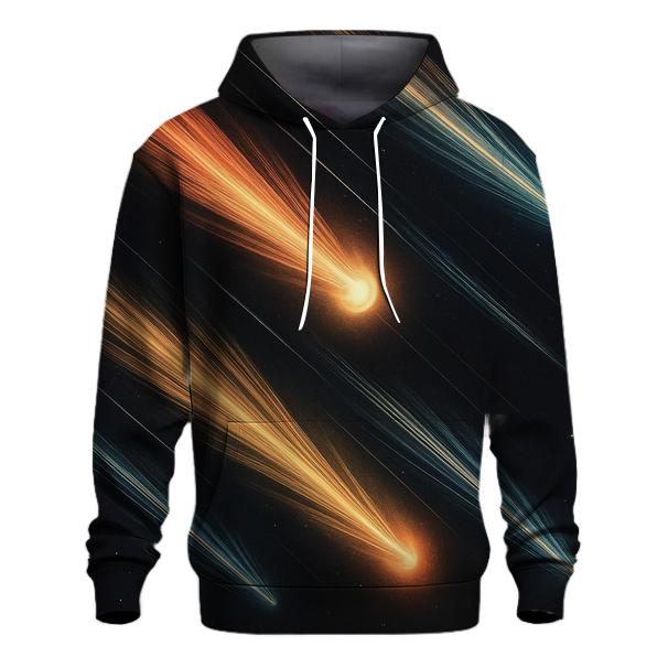 Comet Fan Overprint pullover hoodies