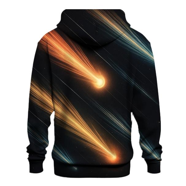 Comet Fan Overprint pullover hoodies
