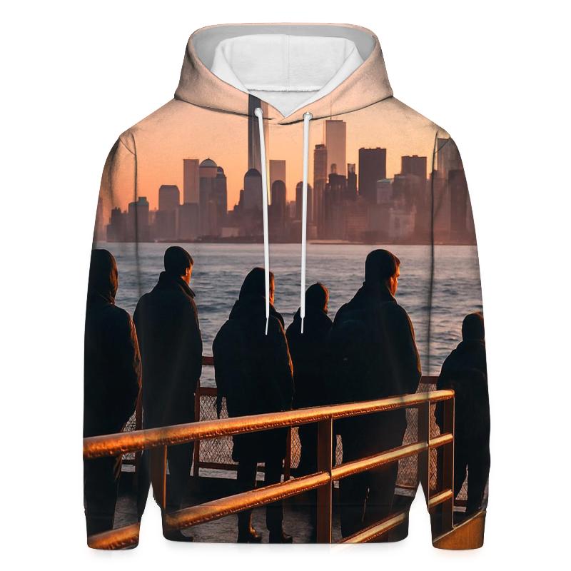 Sunrise From Staten Island Ferry Deck hoodies fashion