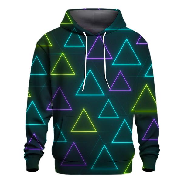 Laser Triangle Rhythm lightweight hoodies