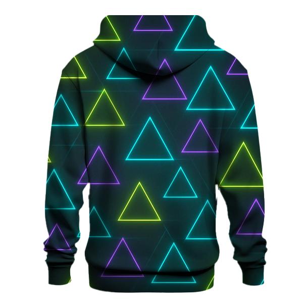 Laser Triangle Rhythm lightweight hoodies