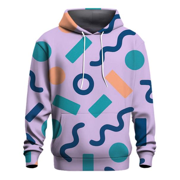 Memphis Sunset Geometry hoodies fashion