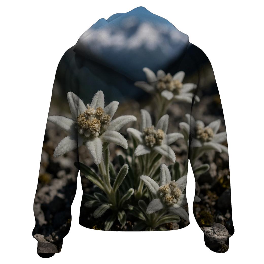 Sunlit Alpine Edelweiss Cluster hoodies fashion