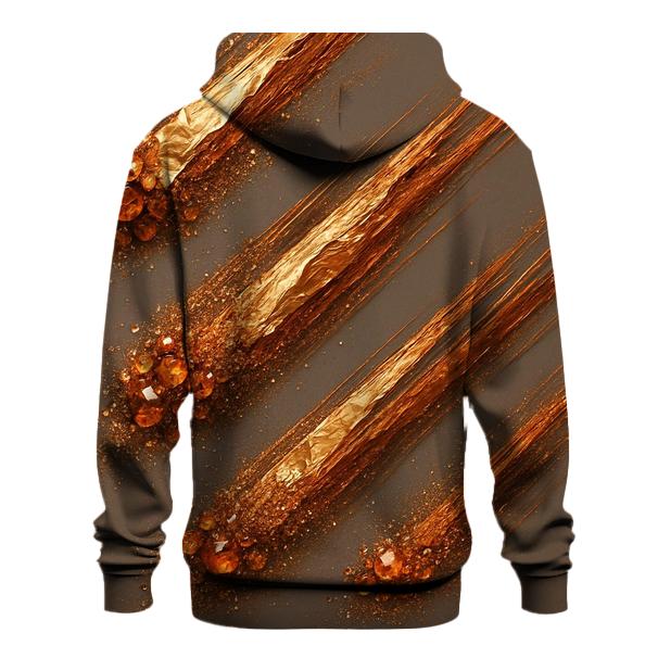 Bronze Meteor Trail zip-up hoodies